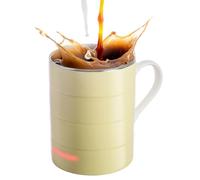 Glowstone Smart Mug - Self-Heating Fine Bone China Coffee & Tea Cup, Automatic Temperature Control, Dishwasher Safe, Wireless Induction Charging, 12 oz, British-Designed Luxury Drinkware