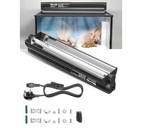 GlowUp 8W T5 UVB Light Reptile Kit, 10% UVB for Tropical Desert Reptiles, 31.5cm / 12.4in UVB Reptile Light Fixture with High Output T5 10.0 UVB Tube for Bearded Dragon, Lizard, Tortoise, Gecko