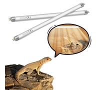 GlowUp T5 8W 10.0 Reptile UVB Bulb 300mm/12'' UVA UVB Reptile Light Bulb Uvb Lamp Tube Fluorescent bulb for Desert Reptiles Crepuscular Species Bearded Dragons Turtles Chameleon,Lizards Tropical-2Pack