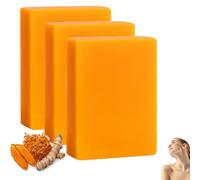 Glowvani Soap Turmeric & Kojic Acid - Skin Brightening Soap for Fades Dark Spots and Blemishes, Glowvani Natural Hand Soap for Both Face and Body - Helps Restore a More Radiant, Even Complexion (3)