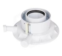 Glowworm A2024600 Vertical Flue Adaptor Inc 100mm Clamp A2024600 New