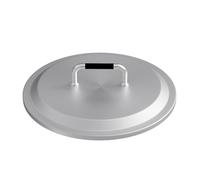 GLOWYE Stainless Steel Fire Pit Lid for Solo Stove Bonfire 19.5 Inch, Fire Pit Cover Lid Accessory with Heat Resistant Handle for Solo Stove Outdoor Fire Pits/Camping