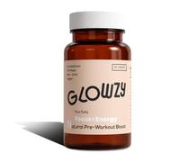 GLOWZY Focus + Energy Supplement, K-Beauty Formulation - 120 Tablets, 2 Month Supply, with Green Coffee Bean Extract, Rhodiola Rosea, Beta-Alanine, Vitamin B6 & B12, Vegan, Non-GMO, UK Made