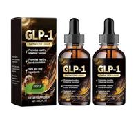 GLP-1 Drops, AdvancedGLP-1 Oral Liquid, GLp-1 Health BoostDrops, GLP 1 Supplement Liquid Dropss,Natural and Gentle, Firming Skin andBody Shaping Care, for Women & Men(2PCS)