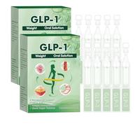 GLP-1 Drops,Natural Moringa Extract, Oral Solution for Slimming, Skin Firming & Toning, Unisex for All Skin Types,Plant-Based Concentrate -2PCS