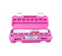 GLP-1 Injection Pen Storage Case - Compatible with Mounjaro®, Wegovy® & Ozempic® - Holds Pen, Needles & Swabs - Travel & Fridge Safe Hard Case - Pink