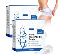 GLP-1 Nano Microneedle Patch - 2 Boxes of Ginger Firming Skin Patches for Body Shaping and Gentle Massage
