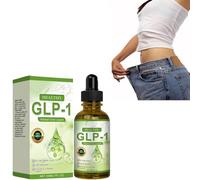 GLP-1 Oral Solution, GLP-1 Moringa Drops, Natural Advanced Body Care Liquids Drop, GLP-1 Supplement Drops for Women and Men, Boosts Metabolism, Digestive Immune & Energy Support (1 pc)