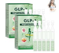 GLP-1 Oral Solution, GLP-1 Moringa Drops, Natural GLP-1 Supplement Drops for Women and Men, Natural Plant Extract, Suitable for Everyone (2pcs)