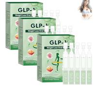 GLP-1 Oral Solution, GLP-1 Moringa Drops, Natural GLP-1 Supplement Drops for Women and Men, Natural Plant Extract, Suitable for Everyone (3pcs)