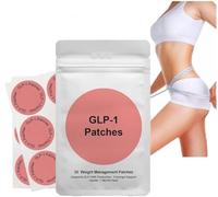 GLP-1 Patches, GLP1 Weight Loss Patches, Natural Ingredients Cosmetic Patch, Gentle and Soothing, for Women and Men (1box)