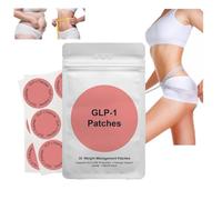 GLP-1 Patches,Natural Ingredients Cosmetic Patch with L Glutamine, Berberine, Chromium, Pomegranate and Cinnamon,Gentle and Soothing for Women (1)
