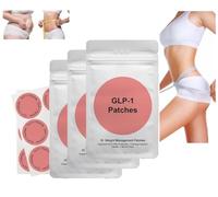 GLP-1 Patches,Natural Ingredients Cosmetic Patch with L Glutamine, Berberine, Chromium, Pomegranate and Cinnamon,Gentle and Soothing for Women (3)