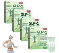 GLP-1 Six-in-One Health Solution OralLiquid, Advanced GLP-1 Oral Liquid, Multi-Action GLP1 Drops, GLP-1 WeightLoss Drops, Natural Plant Extract, for Men & Women（4 Box*7Pcs）