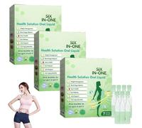 GLP-1 SIX-in-ONE Solution Oral Liquid, GLP-1 Drops for Women and Men, Promote Intestinal Digestion, Firming Skin and Body Shaping Care (3)