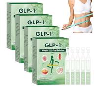 GLP-1 Solution, GLP-1 Liquid, GLP-1 Drops, 5PC/Box GLP-1 Peptide Complex Serum, Natural Plant Extract, for Men & Women, Advanced Drops Natural Liquid For All Body Types Body Care (20pc)