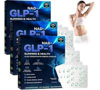 GLP-1 Ultra Concentrated Essence Capsules,Advanced GLP-1 Capsules, GLP-1 Peptide Complex Serum,NAD+ Pearls Serum, Natural Ingredients, for All Body Types (3)