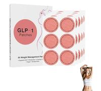 GLP-1 Weight Loss Patches,30pcs Slimming Patch, Natural Ingredients Patch, Fat Burning Pat-ch for Belly & Waist,Weightless GLP-1 Patches Gentle and Soothing for Women Girls (1)