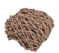 GLP Hemp Rope Net, Child Safety Net, Balcony Stairs Garden Protection Net Ceiling Hanging Bridge Decorative Hemp Rope(diameter 8mm/spacing 10cm) (Size : 1 * 2m(3 * 7ft))