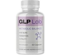 GLP Lab Metabolic Balance - 60 Capsules | Advanced Apple Cider Vinegar, Guarana & Vitamin Blend | Supports Fat Metabolism, Digestion & Natural Energy - UK Made Food Supplement