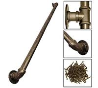 GLP Wrought Iron Retro Handrail for Stairs Indoor Outdoor Steps, Vintage Bronze Staircases Handrail Bannister Railing Kit, Disabled Elderly Kids Corridor Safty Support (Size : 300cm)
