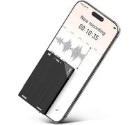 GLRACD Ultra Thin Mini Dictaphone (0.8 cm) with DSP Noise Reduction - 64GB MP3 Recorder for 80 Hours of Presentations, Conferences, and Lectures(2.9 * 6.7 * 10.3)