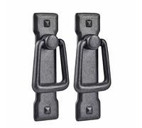 glrovazas Cabinet & Furniture Pulls, 2Pcs Zinc Alloy Ancient Iron Black for Kitchen Cabinets and Dresser Drawers
