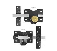 GLS50 TIMCO Taurus Long Throw Single Sided Cylinder GATE & Door Lock + FIXINGS & Keys to FIT Door - GATE Thickness 50mm (2 Inches)