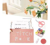 GLSAYZU Creative Mini Sewing Book Cards, DIY Creative Mini Sewing Cards, Creative Sewing Book, Mini Sewing Kit, Learn A Variety of Sewing Techniques, Embroidery Kit for Beginners Adults (1 Set)