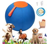 GLSAYZU Curveaball - Pelota interactiva ultrarresistente, juguete para perros Curveaball, juguete duradero para mascotas de todos los tamaños, para jugar en interiores y exteriores (H,M 55 cm)