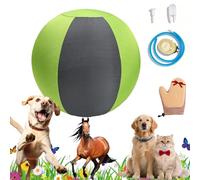 GLSAYZU Curveaball - Pelota interactiva ultrarresistente, juguete para perros Curveaball, juguete duradero para mascotas de todos los tamaños, para jugar en interiores y exteriores (E,M 55 cm)