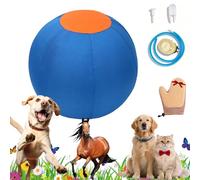 GLSAYZU Curveaball - Pelota interactiva ultrarresistente, juguete para perros Curveaball, juguete duradero para mascotas de todos los tamaños, para jugar en interiores y exteriores (F,M 55 cm)