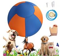 GLSAYZU Curveaball - Pelota interactiva ultrarresistente, juguete para perros Curveaball, juguete duradero para mascotas de todos los tamaños, para jugar en interiores y exteriores (G,L 65 cm)