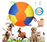 GLSAYZU Curveaball - Pelota interactiva ultrarresistente, juguete para perros Curveaball, juguete duradero para mascotas de todos los tamaños, para jugar en interiores y exteriores (A,M 55 cm)
