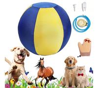 GLSAYZU Curveaball - Pelota interactiva ultrarresistente, juguete para perros Curveaball, juguete duradero para mascotas de todos los tamaños, para jugar en interiores y exteriores (D,M 55 cm)