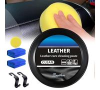 GLSAYZU Leader Cleaning And Care Cream & Cleaning Paste For Leather Care, Car Interior Leather Care Cleaning Cream, Leather Care Cleaning Paste, Leather Repair Kit For Car, Furniture (1PC)