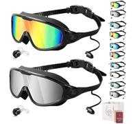 GLSAYZU My Cool Summer Goggles, 2025 New 180° Wide View Anti Fog No Leaking Swim Glasses for Men Women Youth (A)