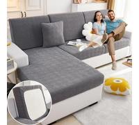 GLSAYZU Soothing Home Sofa Covers, Sofa Hero Covers, Interior Magic Sofa Covers, Full Coverage Anti-Slip Stretch Sofa Covers, Sectional Sofa Covers Washable (Grey,Back Cover(M))
