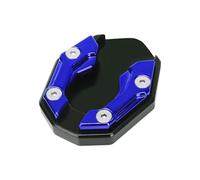 GLSDC Motorcycle Side Stand Plate Pad for Honda Ape 100 2006-2009 2010 2011 2012 2013 2014 2015 2016, Aluminum Alloy Motorcycle Kickstand Pad Prevents Tiles Wear Marks,Blue
