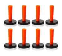 GLSOWEE Car Wrap Gripper Magnets Holder Tint Tool, Auto Magnetic Position Tool Vinyl Film Magnet Fixators for Car Wrapping, Sign Vinyl, Window Tint & Crafts Sign Making Vinyl Tools (Orange-8PCS)