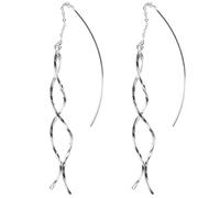 GLSTOY 1 pair Elegant Threader Earrings for Women Silver Long Tassel Chain Jewelry Lightweight Hypoallergenic Design for Any Occasion Show Your Fashion Taste with Delicate Accents