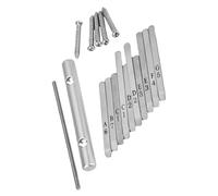 GLSTOY 1 Set DIY Kalimba Keys Bridge Kit Key Thumb Piano Parts Durable Material Engraved Musical Notes Easy Installation Lightweight Portable for Beginners and Music Lovers