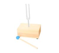 GLSTOY 1 set Tuning Fork with Wooden Hammer Aluminum Alloy Tuning Fork for Acoustic Experiments Meditation and Healing Practices