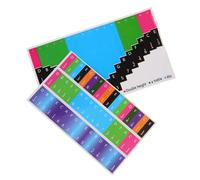 GLSTOY 1 Sheet Thumb Piano Keyboard Decal Introductory Kalimba Stickers for Beginners Durable Note Decals for Key Kalimba Enhance Playing Technique Memory Practical Lightweight Design