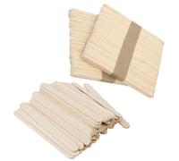 GLSTOY 100 Pcs Natural Wooden Craft Sticks for DIY Projects Unfinished Ice Cream Sticks 114x10x2mm for Boys and Girls Crafts and Creative Activities