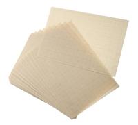 GLSTOY 100 Sheets Beige Rice Paper Calligraphy Paper Sheets Suitable for Ink Use with Good Ductility for Chinese Calligraphy Practice and Traditional Letter Writing