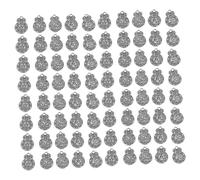 GLSTOY 100pcs Five Element Charm Accessories Metal Pendants for Bracelet Necklace Jewelry Making Chinese Style Wood Fire Water Symbols Alloy Mixed Style