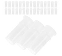 GLSTOY 100Pcs Plush Squeaker Inserts Plastic Whistle Replacement for DIY Plush Animal, 2.9X1.1Cm Plastic Sound Makers Suitable for Repair and Pet