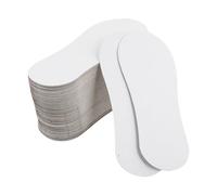 GLSTOY 100pcs White Low Cut Socks Organizing Paperboard Inserts for Women Practical Sock Display Holders No Show Storage Tool for Closet and Drawer