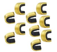 GLSTOY 10pcs Bow String Buckle Archery Clamps Arrow Rest Fastener Copper Material Ensure Tight Grouping Keep Arrow in Place Archery Accessories